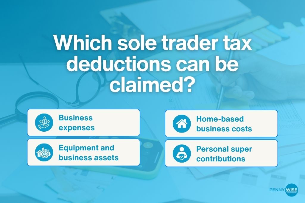 Which sole trader tax deductions can be claimed