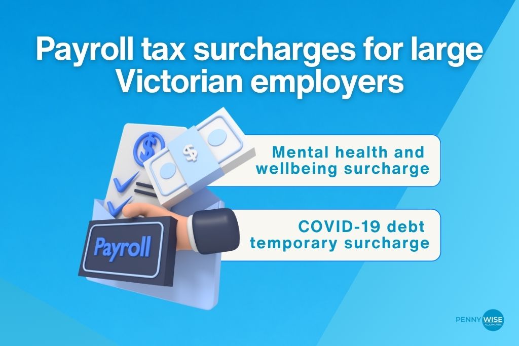 Payroll tax surcharges for large Victorian employers
